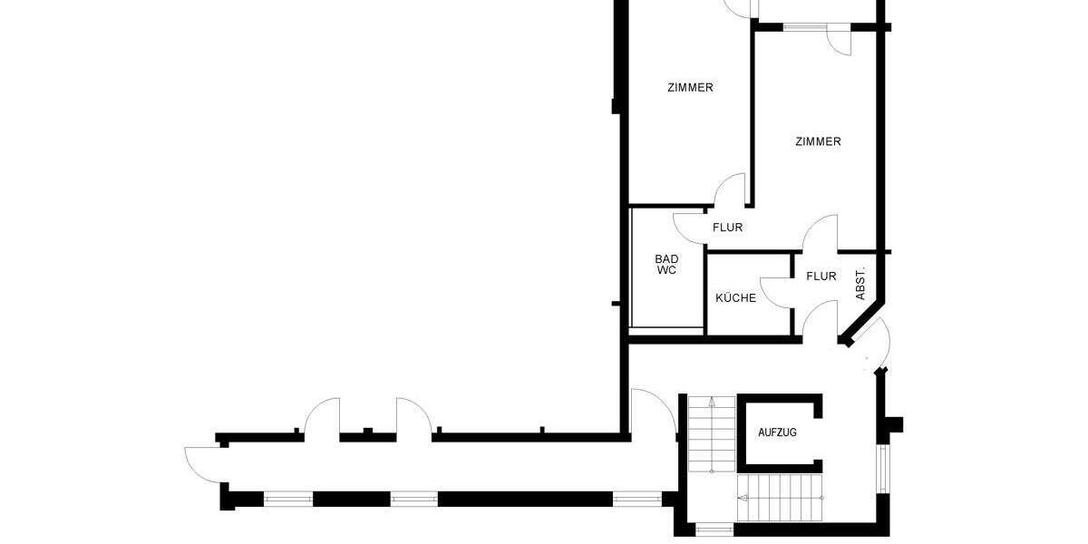 Etagenwohnung Oldenburg Eversten - 2 Zimmer, 61 m&sup2;, 574&euro; | Angebot:27121029