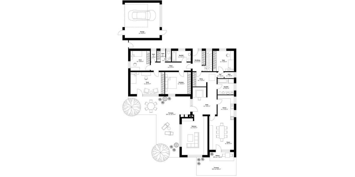 Einfamilienhaus Burghausen - 8 Zimmer, 298 m&sup2;, 1.180.000&euro; | Angebot:26730817