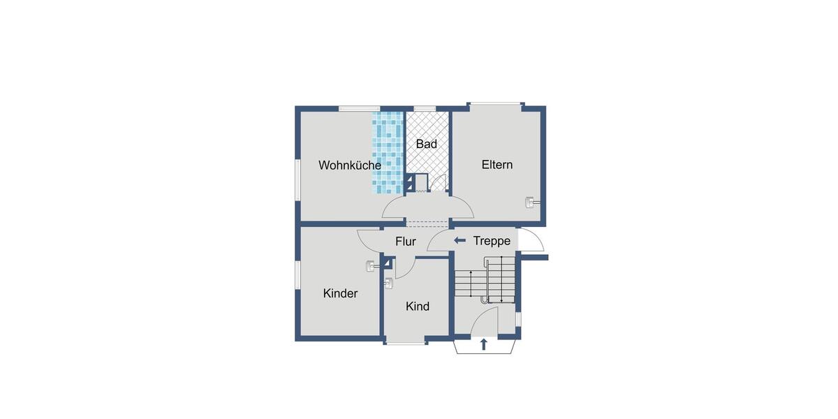 Etagenwohnung Bad Wildungen - 3 Zimmer, 61 m&sup2;, 347&euro; | Angebot:25342471