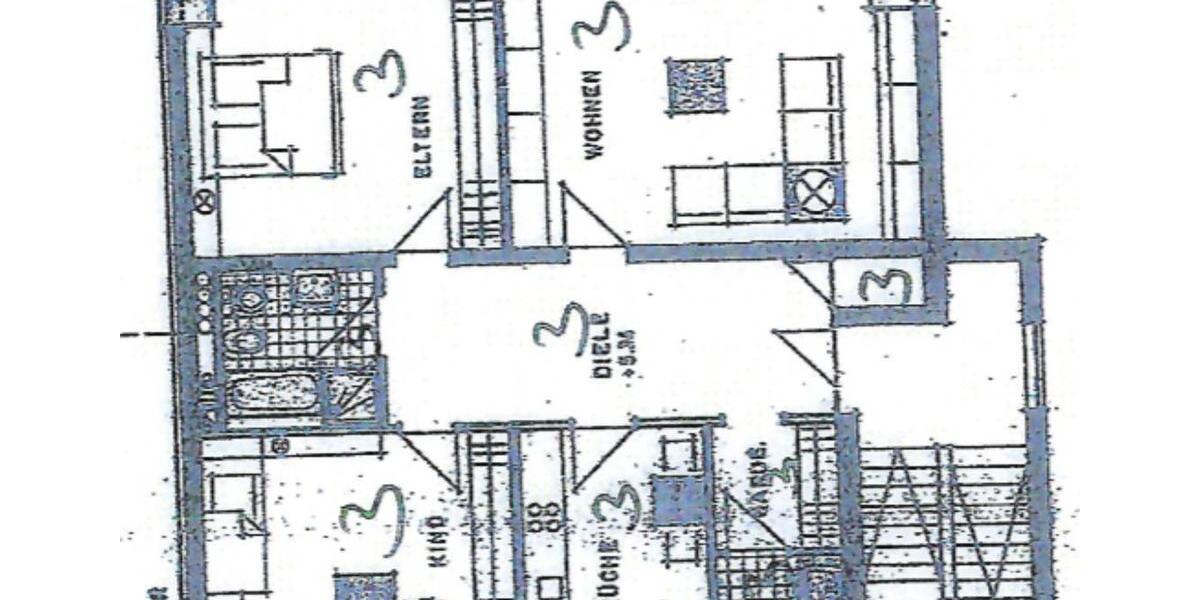 Dachgeschoßwohnung Trier Kürenz - 3 Zimmer, 84 m&sup2;, 312.500&euro; | Angebot:25947727