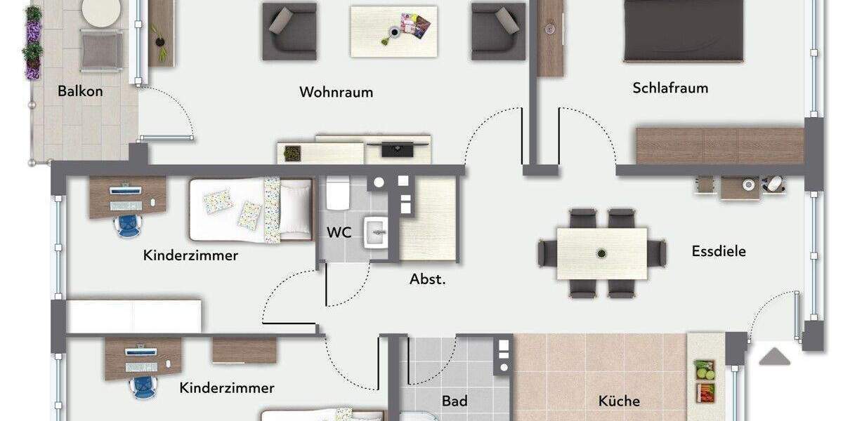 Etagenwohnung Pinneberg - 3 Zimmer, 86 m&sup2;, 259.000&euro; | Angebot:25743550