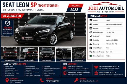 Seat Leon 112.997 km 16.500 &euro; Siegburg 53721