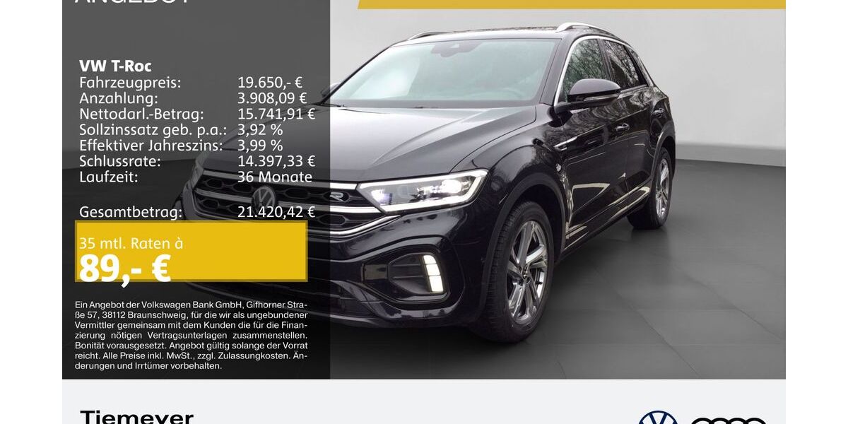 VW T-Roc 57.072 km 19.650 &euro; Gelsenkirchen 45894