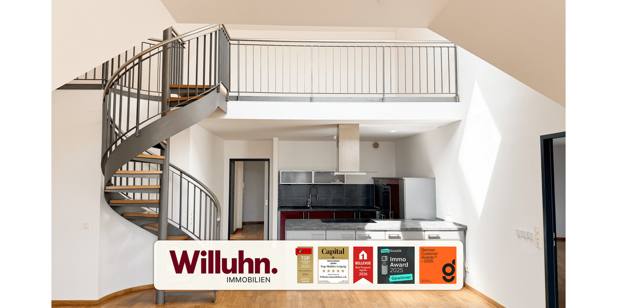 Etagenwohnung Leipzig - 3 Zimmer, 156 m&sup2;, 1.836&euro; | Angebot:26864311