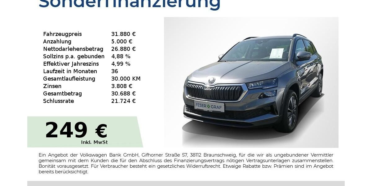 Skoda Karoq 27.250 km 30.450 &euro; Lauf an der Pegnitz 91207