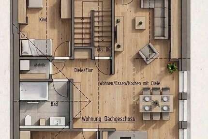 Wohnung Igersheim - 3.5 Zimmer, 86 m&sup2;, 950&euro; | Angebot:27336505