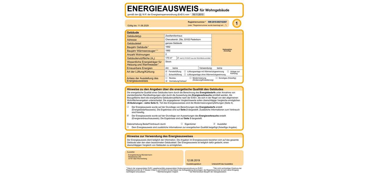 Dachgeschoßwohnung Paderborn - 3 Zimmer, 69 m&sup2;, 225.000&euro; | Angebot:26048372