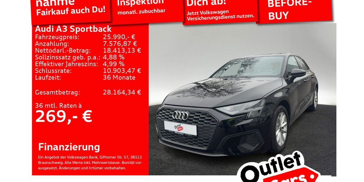 Audi A3 66.843 km 24.920 &euro; Senden 89250