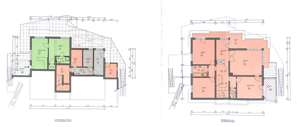 Zwei Wohnungen, ein Hausgefühl: „Haus-im-Haus-Charakter“ mit Garten, Sauna und Kaminzimmer - Mehrfamilienhaus, Wohnhaus Bad Rippoldsau-Schapbach Schapbach | Angebot:26692716