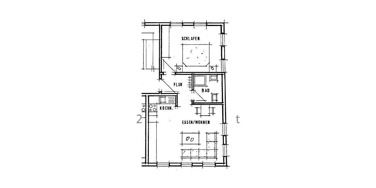 Etagenwohnung Albstadt - 2 Zimmer, 52 m&sup2;, 94.000&euro; | Angebot:26248609