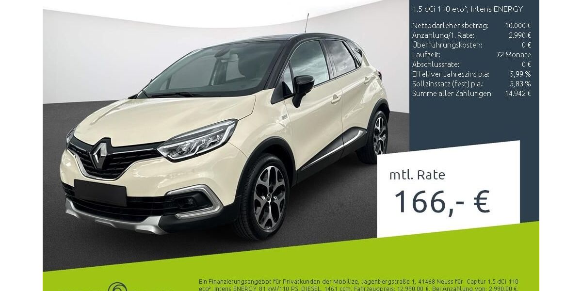 Renault Captur 86.168 km 12.440 &euro; Stuhr 28816