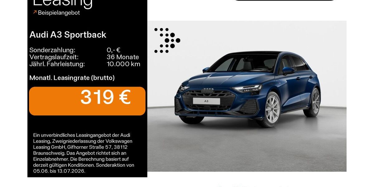 Audi A3 4.921 km 41.490 &euro; Haßfurt 97437