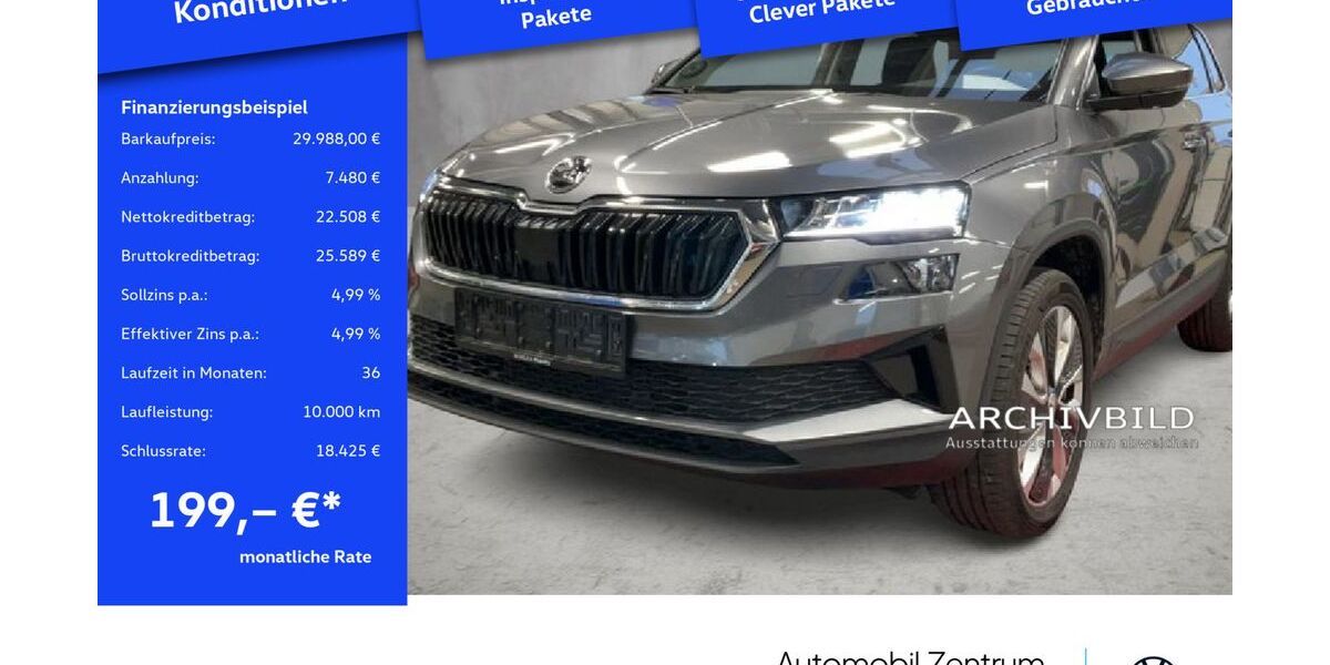 Skoda Karoq 14.908 km 28.980 &euro; Leverkusen 51379