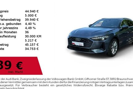 Audi A5 11.072 km 44.940 &euro; Dessau-Roßlau 06844