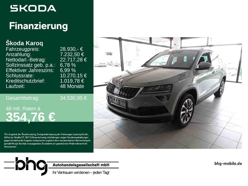 Skoda Karoq 32.160 km 28.930 € Freudenstadt 72250
