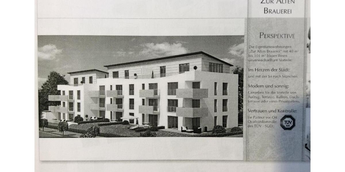 Etagenwohnung Grafing bei München - 1 Zimmer, 41 m&sup2;, 790&euro; | Angebot:26408113