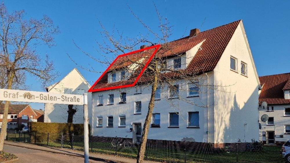 Etagenwohnung Vechta - 3 Zimmer, 52 m&sup2;, 145.000&euro; | Angebot:24778028
