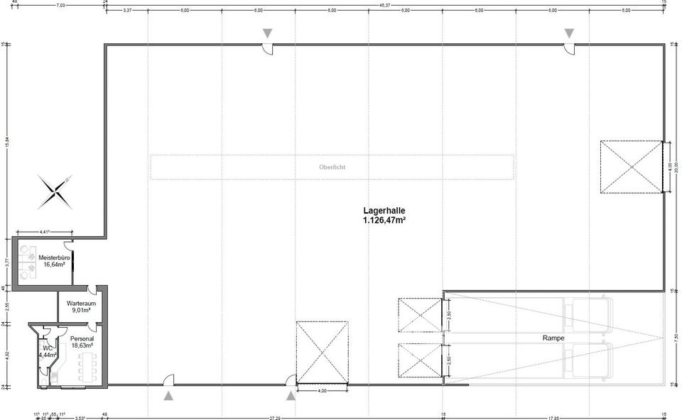 Über 1000m² Lager- und Gewerbehalle im Gewerbegebiet Oyten zimmer