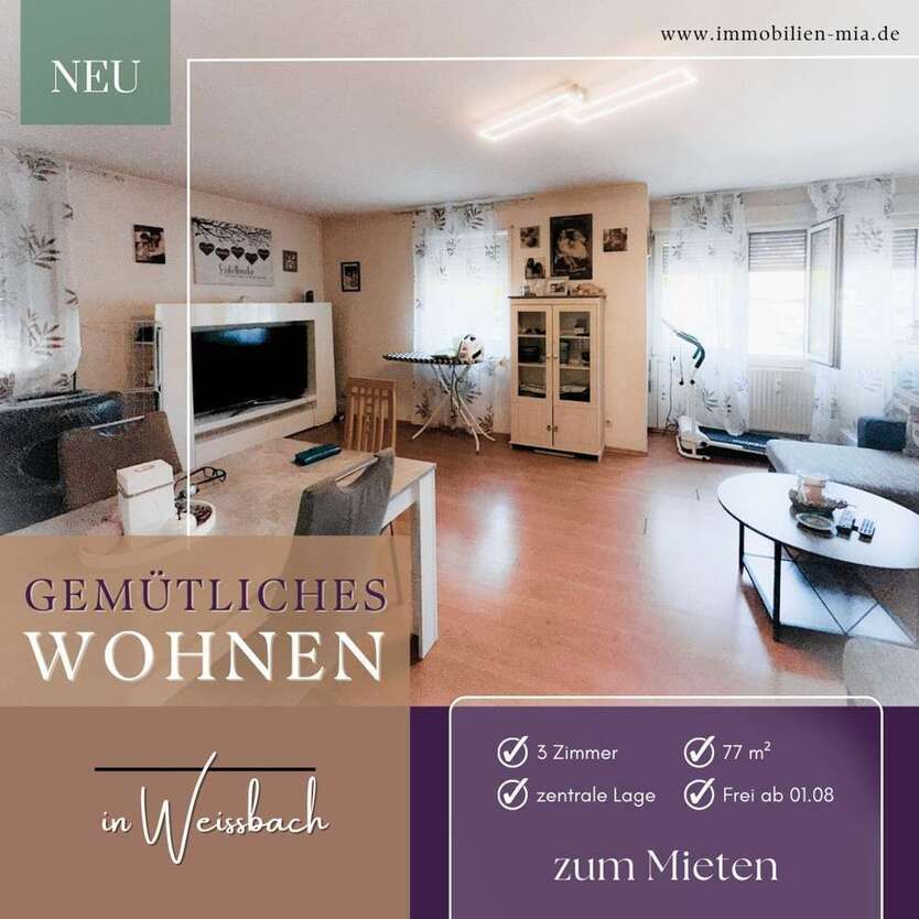Wohnung zum Mieten in Weißbach 695 € 77.7 m²