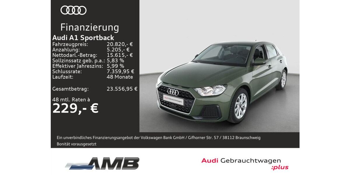 Audi A1 7.870 km 20.820 &euro; Borna 04552