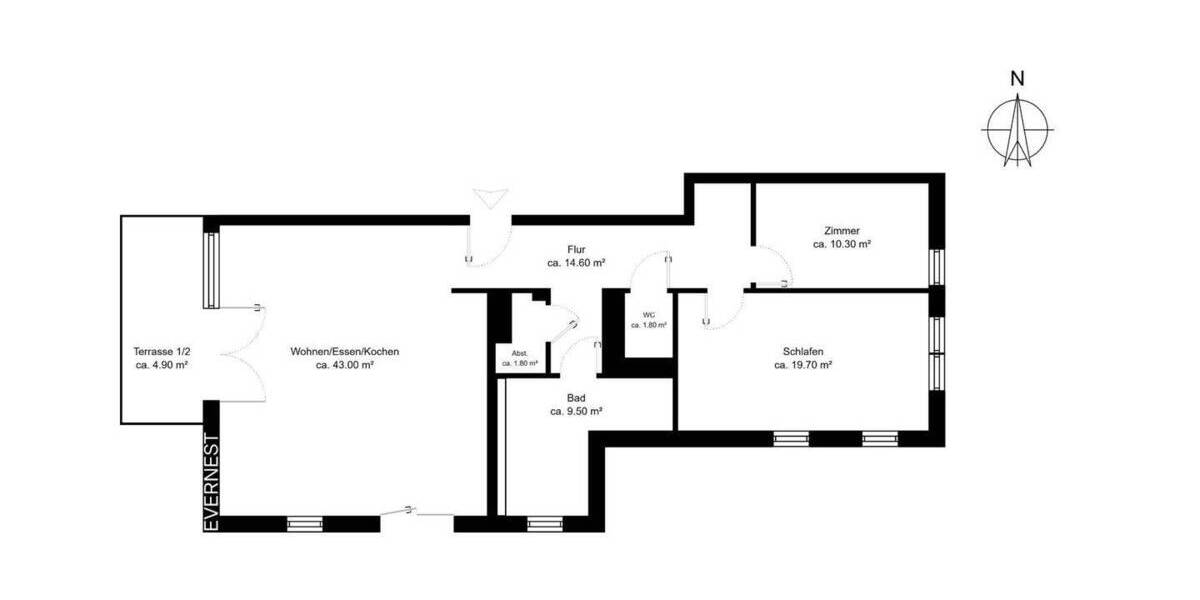 Etagenwohnung List auf Sylt - 3 Zimmer, 105 m&sup2;, 799.760&euro; | Angebot:26892937
