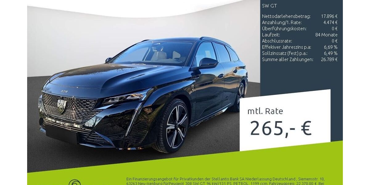 Peugeot 308 31.879 km 22.370 &euro; Dülmen 48249