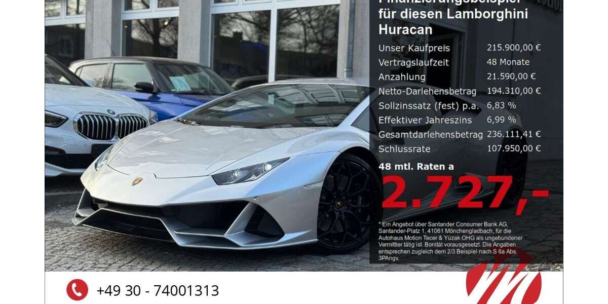 Lamborghini Huracán 47.482 km 215.900 &euro; Berlin 12305