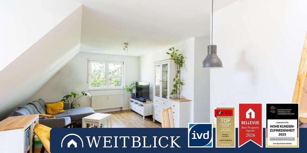 Etagenwohnung Ludwigsburg Hoheneck - 2 Zimmer, 48 m&sup2;, 189.000&euro; | Angebot:26972110