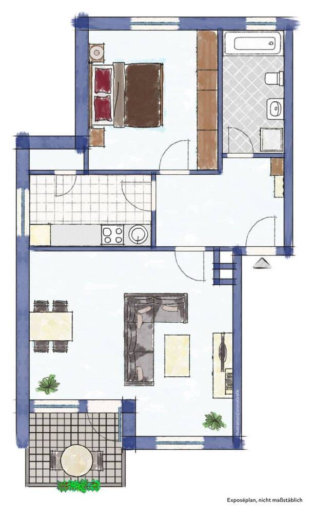 Gemütliche und helle 2-Zimmer-Wohnung in Eversten