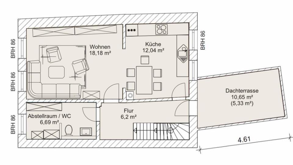 Etagenwohnung Riesa Neuweida - 5 Zimmer, 155 m&sup2;, 1.240&euro; | Angebot:26659160