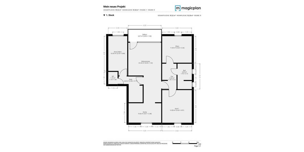 Etagenwohnung Bad Harzburg Bündheim - 4 Zimmer, 89 m&sup2;, 199.000&euro; | Angebot:25996825