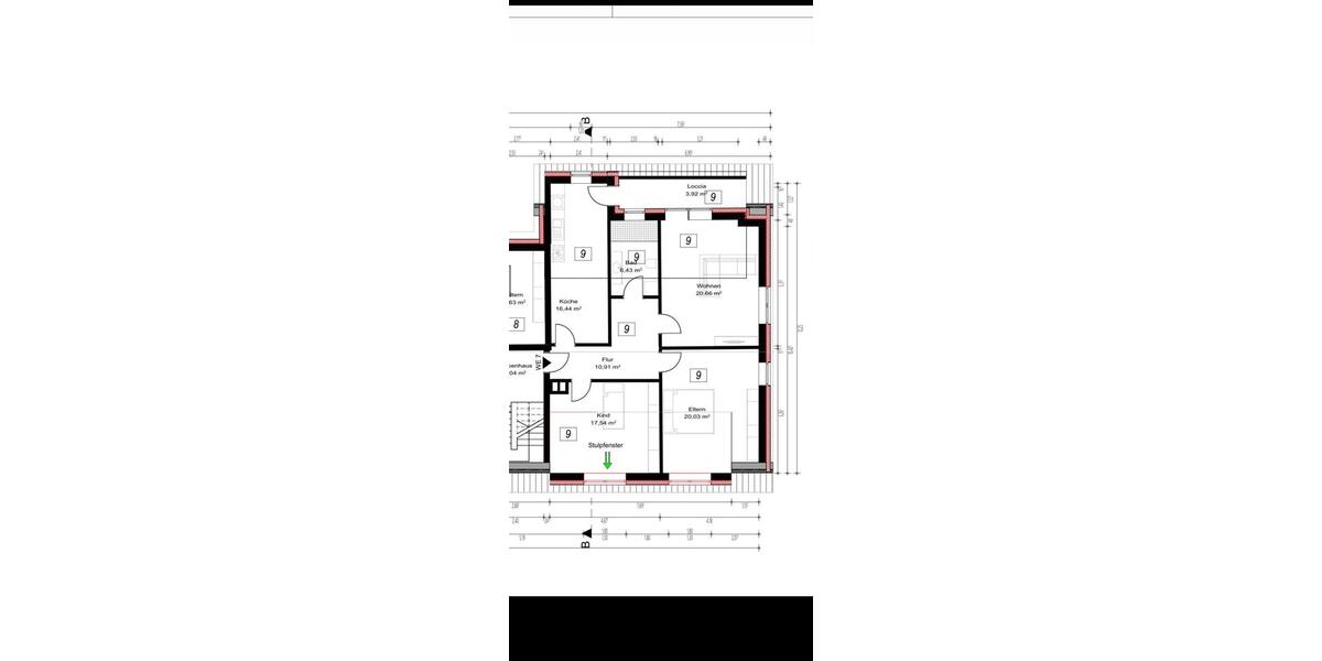 Dachgeschoßwohnung Langenau - 3 Zimmer, 95 m&sup2;, 349.000&euro; | Angebot:27130033