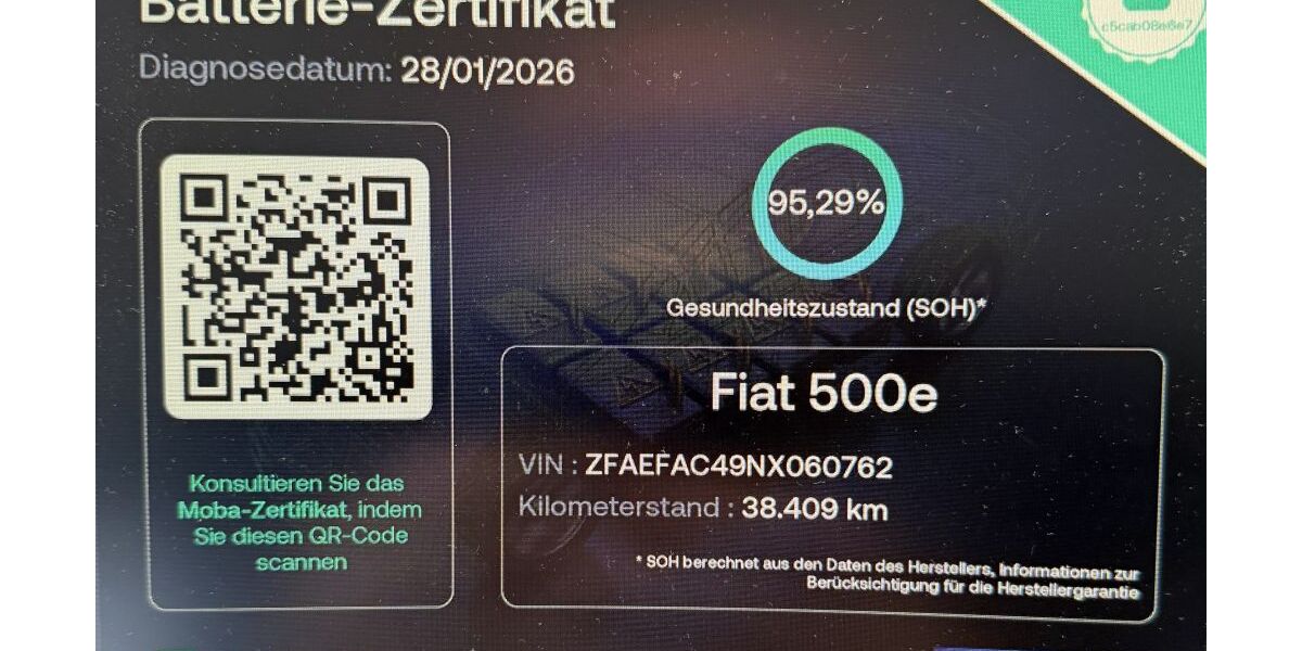 Fiat 500e 38.409 km 16.890 &euro; Rotenburg 27356