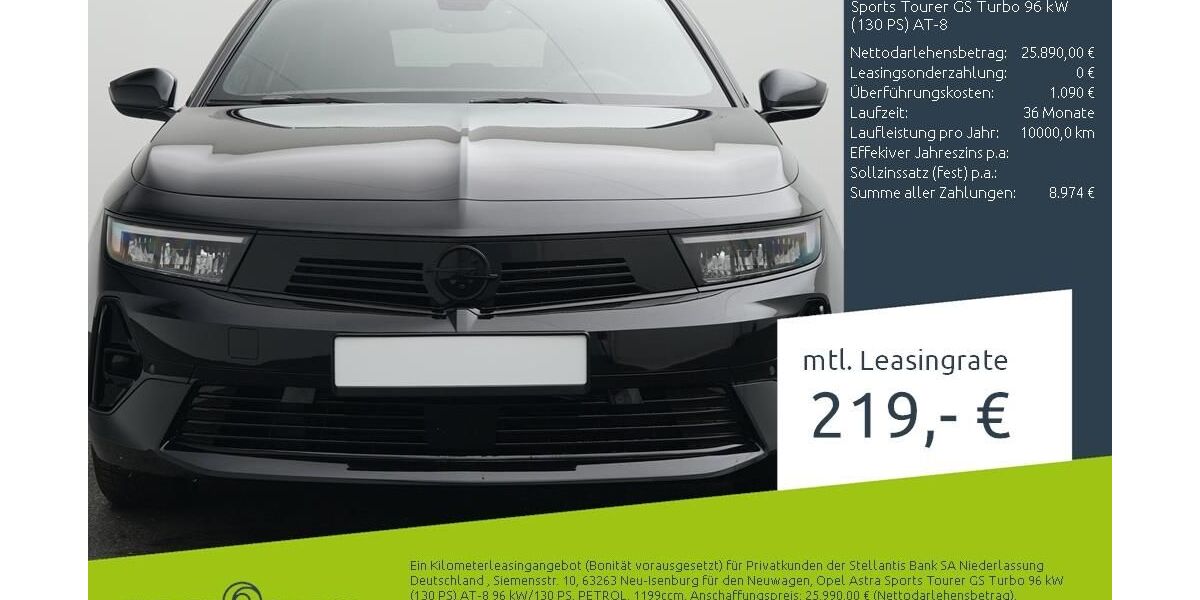 Opel Astra 1.500 km 24.989 &euro; Bocholt 46395