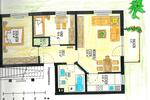 Etagenwohnung Ansbach - 3 Zimmer, 68 m&sup2;, 720&euro; | Angebot:26413570