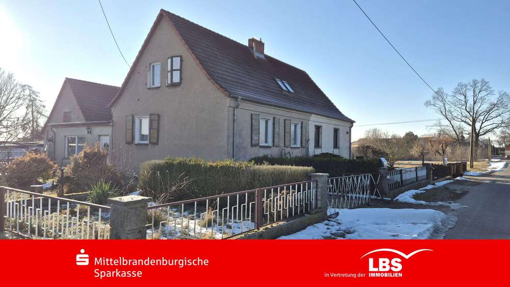 Einfamilienhaus Niederer Fläming - 5 Zimmer, 117 m&sup2;, 100.000&euro; | Angebot:25547755