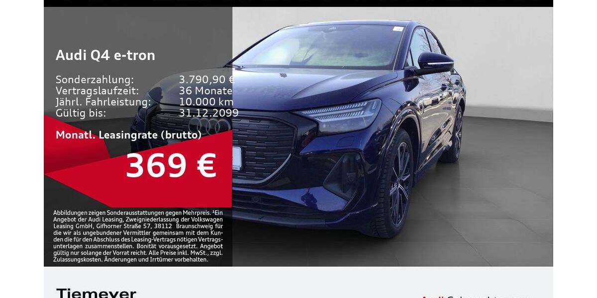 Audi Q4 e-tron 49.505 km 39.980 &euro; Gelsenkirchen 45894