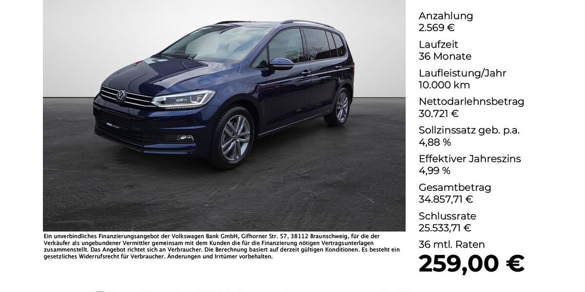 VW Touran 11.299 km 33.290 &euro; Lengerich 49525
