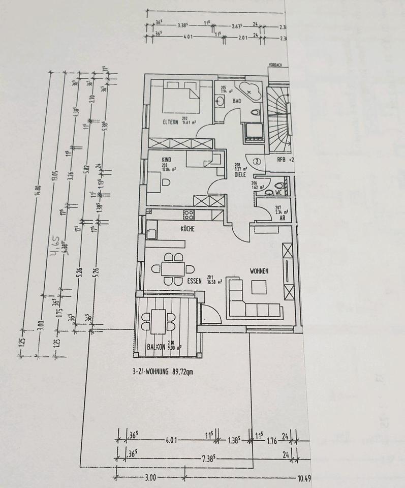 3-Zimmer Wohnung zimmer