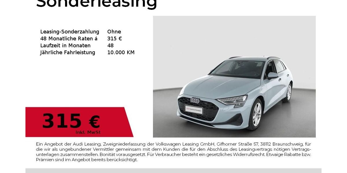 Audi A3 8.850 km 34.490 &euro; Erlangen 91058