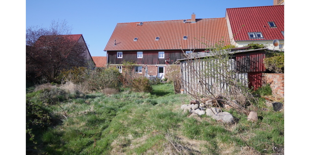 Historisches Stadthaus auf Usedom – viel Raum, großer Hofbereich und besonderes Entwicklungspotenzia - Reihenendhaus Usedom | Angebot:26726131