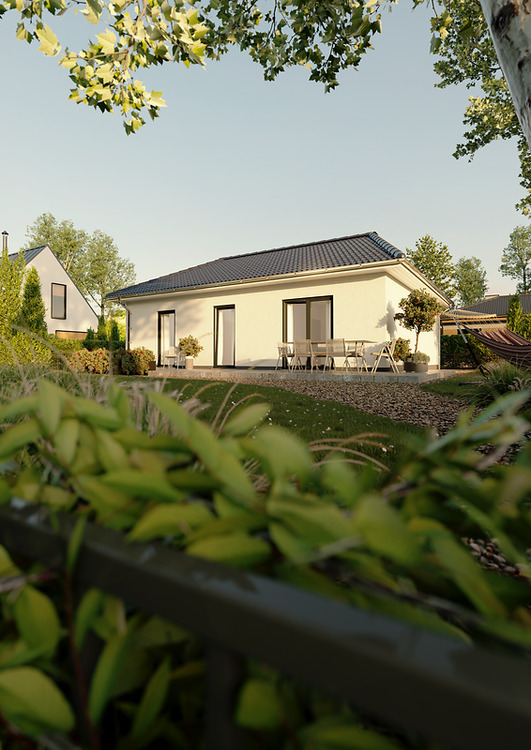 Der Bungalow für die kleine Familie in Schwabhausen - Übersichtlich und variabel