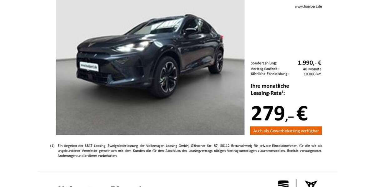 Cupra Formentor 7.813 km 33.233 &euro; Dortmund 44269