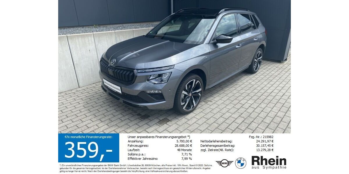Skoda Kamiq 11.950 km 27.450 &euro; Buchen- Hettingen 74722
