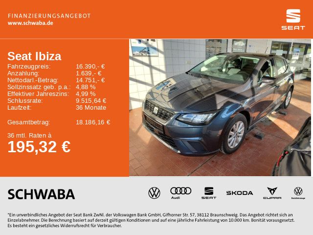 Seat Ibiza 30.100 km 16.390 &euro; Gersthofen 86368