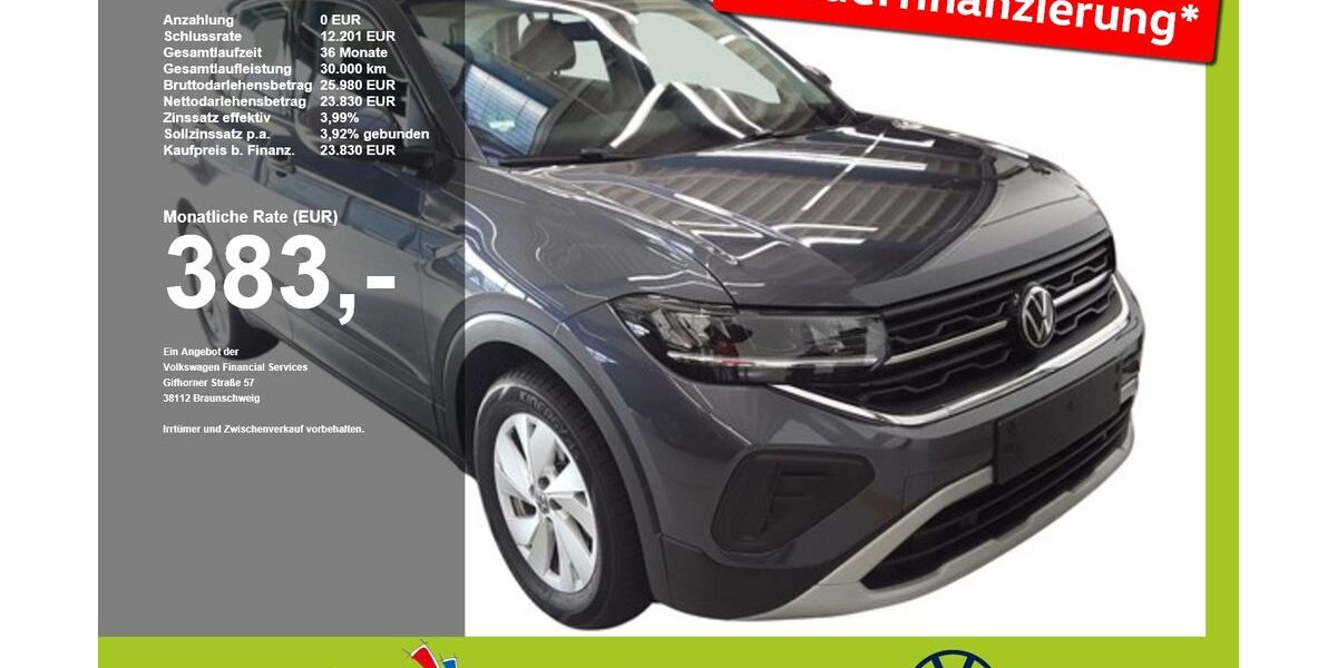 VW T-Cross 4.995 km 22.630 &euro; Mainburg 84048