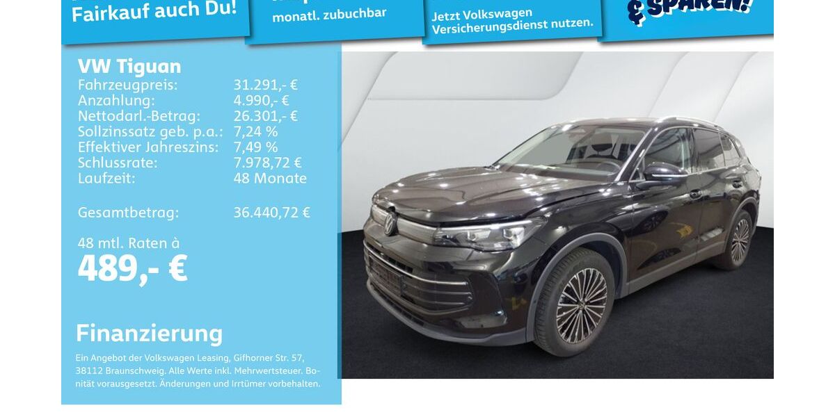 VW Tiguan 26.007 km 30.978 &euro; Mannheim 68309
