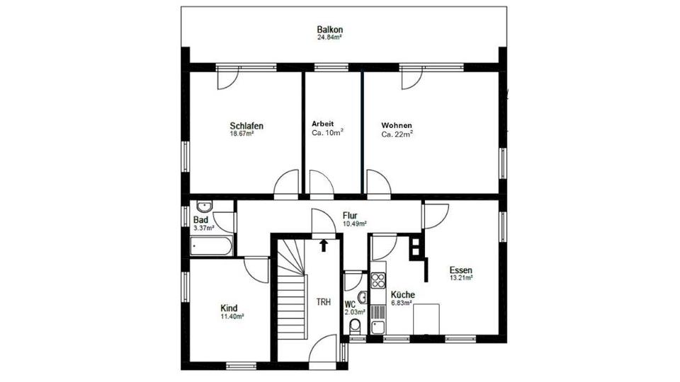 Erdgeschoßwohnung Maselheim - 4.5 Zimmer, 104 m&sup2;, 1.100&euro; | Angebot:26327743