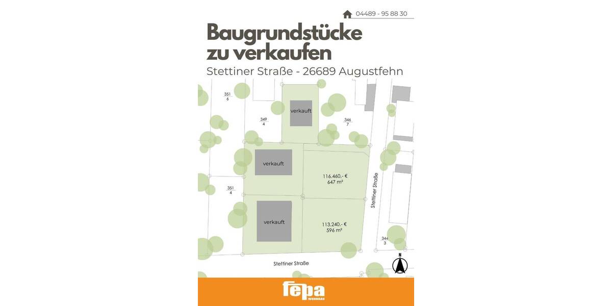 Grundstück Apen Augustfehn I - 113.240&euro; | Angebot:25803003
