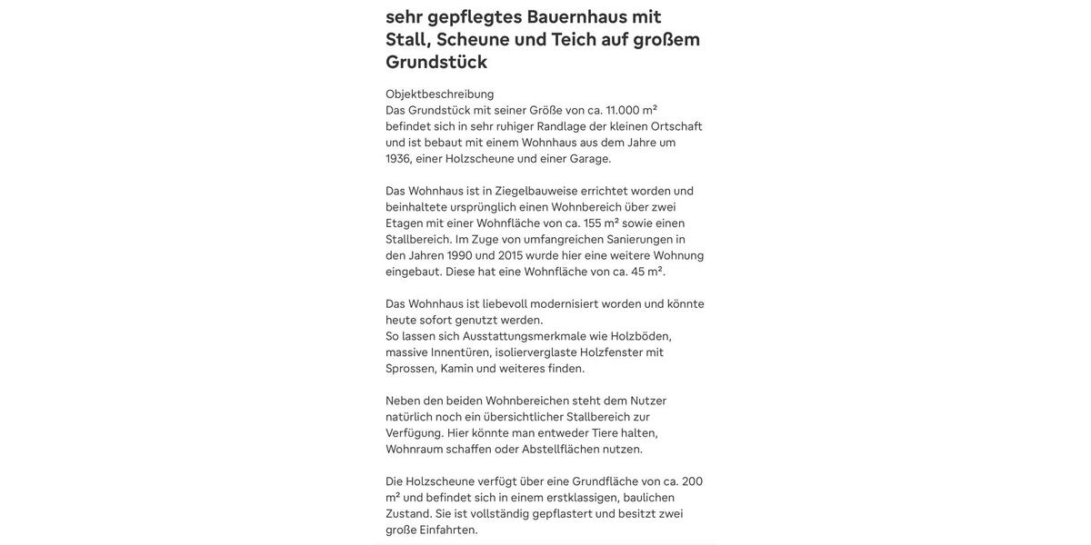 Bauernhaus, Landhaus Prenzlau - 6 Zimmer, 198 m&sup2;, 370.000&euro; | Angebot:25960476